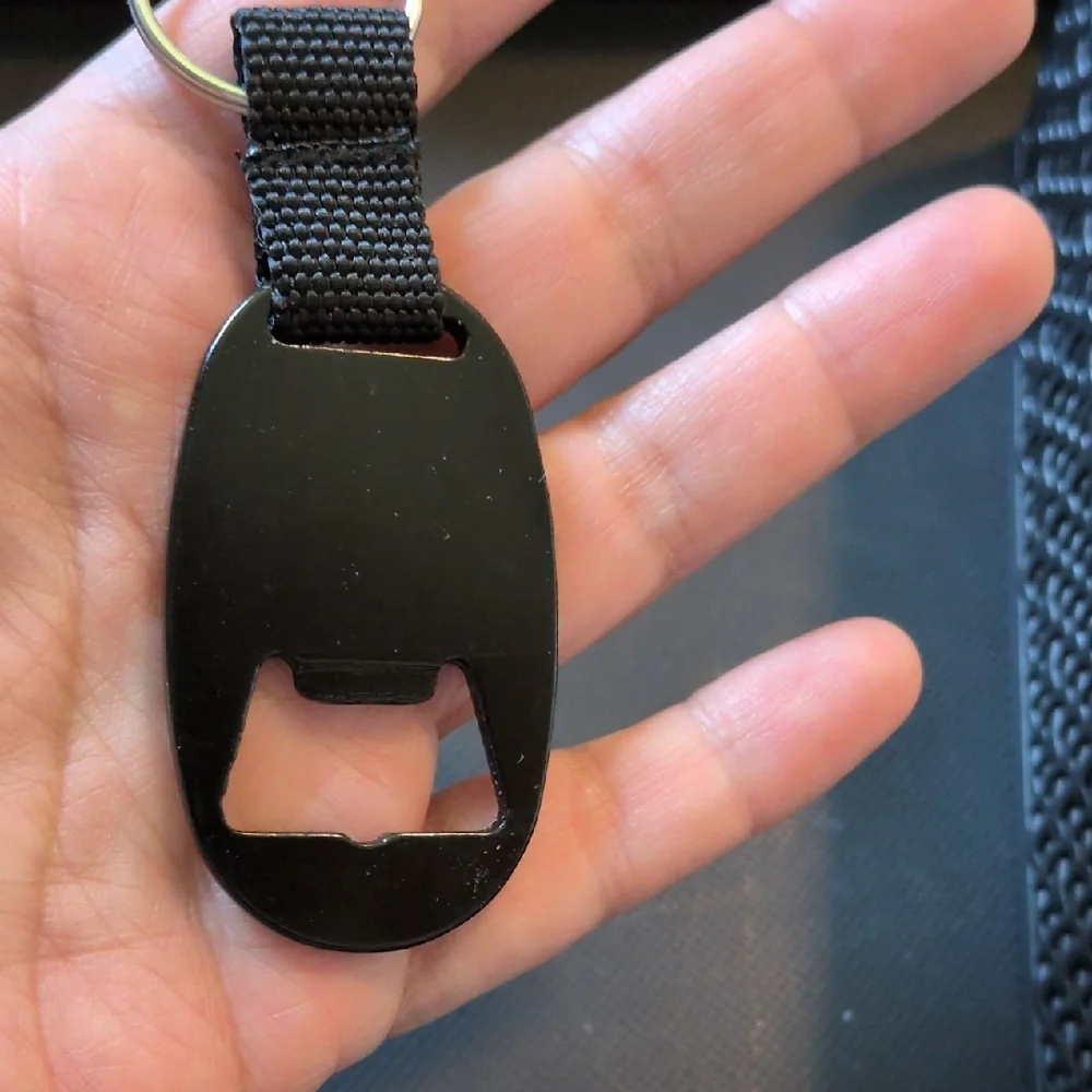 Black‎ Keychain Bottle Opener